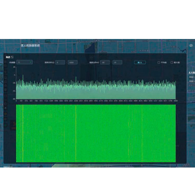 3000m-6000m IP66携帯ドローン検出器 16GBリンクコマンドプラットフォームシステム 2
