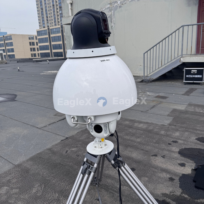 24/7 AI駆動の RF-オプト電子ドローン検出器 検出,識別,追跡システム 2
