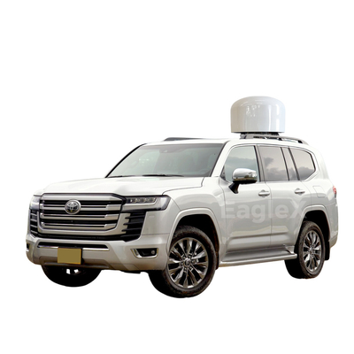 50MHz~6GHz検出 + ストライクドローンジャマー ランドクルーザー 自動運転車SUV 防爆システムに改装