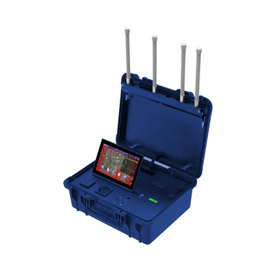 3000m-6000m IP66携帯ドローン検出器 16GBリンクコマンドプラットフォームシステム