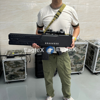 強力な8周波数2000M アンチFPVドローン銃 手持ちドローンジャマー 433MHz -5.8G