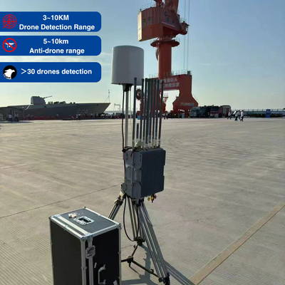 IP66 防護レベル ドローン探知機 パッシブ無線監視の広周波カバーと高精度