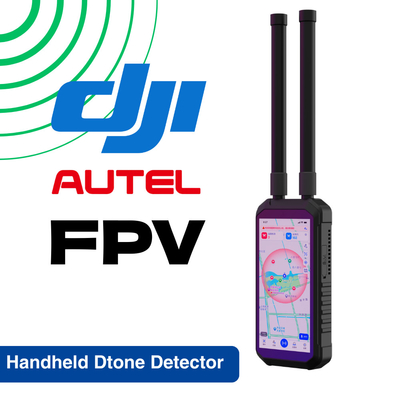 FPVハンドヘルドドローン検出器 4KM 4000M 遠距離携帯携帯DJI UAV AUTEL検出 消極検出器 ドローン