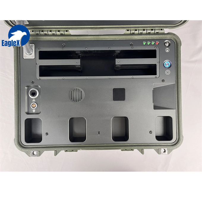 5KM~10KM 360° 全空域 IP66 保護レベル 900M 1.4G 2.4G 5.2G 5.8GHz 10時間 運用 ドローン検出器検出 2