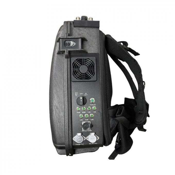 300W 350W アンチ FPV ジャマー バックパック 400MHz 800MHz 1.2G 2.4G 5.2G 5.8G 1