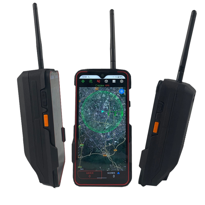 6インチスクリーンポータブルドローン検出器 2.4GHz 5.8GHz ドローン信号スクラムラー 0