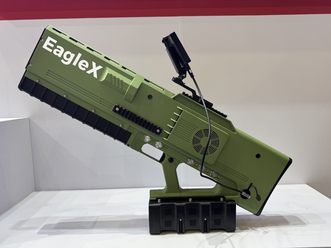 オールインワン 3KM ポータブル アンチ ドローン ジャマー 銃 ハンドヘルド UAV ジャミング 検出装置 0