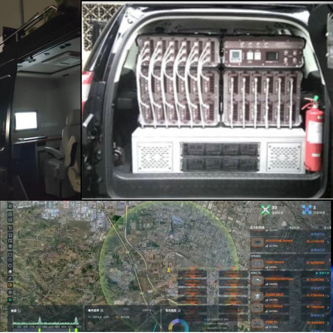 SUV 車両 ドローン ジャマー 8KM 検出 FPV 3KM 対策 ドローン対策 0